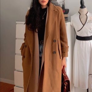 ZARA Camel Wool Coat 🤎